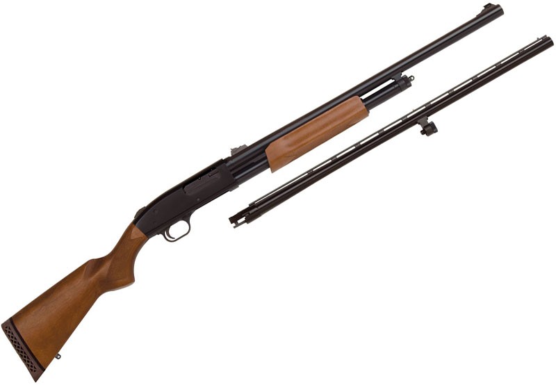 Escopeta de corredera MOSSBERG 500 Hunting Combo - 12/76