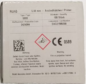 Pistones  RWS PRIMER 5333 L. RIFLE MAGNUM
