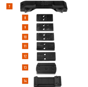 Montura Fixlock para Walther RS3 para punto rojo Monturas